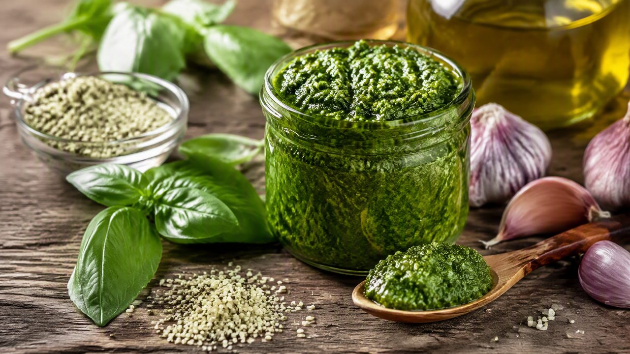 Хумус с конопляным маслом